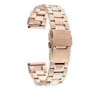 CHCWR cinghia orologio in acciaio inossidabile universale in acciaio inossidabile 18 mm 20mm 22 mm 24 mm di sostituzione della fascia di orologi Bracciale in oro nero Bracciale in oro nero