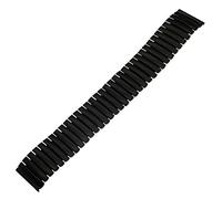 CHCWR cinghie di orologi in acciaio inossidabile fascia d'oro 12 mm 14mm 16mm 18mm 20mm 22 mm 24 mm elastico a loop cinghia di espansione cinghia di espansione nero