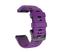 CHCWR Cinturini a cabina a forma rapida Fit per Fenix 7 7S 7S Silicone Easyfit Brand Fenix 6x 6S 6 Pro 5 5x 5s più 26 22 mm Bracciale (colore: viola, dimensione: 20 mm Fenix 7s)