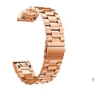CHCWR Cinturino in metallo per orologio per Fenix 6x 6 Pro 7 7x 5x 5 3HR 20 22 mm Smartwatch in acciaio inossidabile in acciaio inossidabile Fenix 7s 6s 5s Bracciale