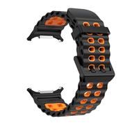 CHCWR Cinturino in silicone per orologio Bracciale Ultra 47mm NO GAPS Sport Bandiera bicolore per cinturini Ultra Galaxy 7 Ultra