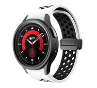 CHCWR Cinturino in silicone per orologio galaxy 6 classico 43mm 47mm 5pro da 45 mm fascia fibbia magnetica per orologio galaxy 6 5 4 40mm 44 mm