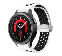 CHCWR Cinturino in silicone per orologio galaxy 6 classico 43mm 47mm 5pro da 45 mm fascia fibbia magnetica per orologio galaxy 6 5 4 40mm 44 mm