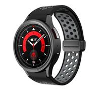 CHCWR Cinturino in silicone per orologio galaxy 6 classico 43mm 47mm 5pro da 45 mm fascia fibbia magnetica per orologio galaxy 6 5 4 40mm 44 mm
