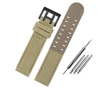 CHCWR Cinturino per orologio Hamilton Khaki Field h760250/h77616533/h70605963 H68201993 Cinturino per orologio da uomo in vera pelle nylon 20 mm 22 mm, 20mm