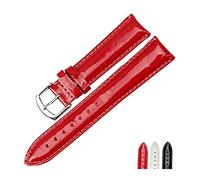 CHCWR Compatibile con nuovo 12 14 16 18 18 mm HQ Red Watch Band Watchband Shine Women Women Orologio in pelle per le veicoli /14 mm/nero