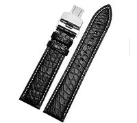 CHCWR Crocodile in pelle di guardia per qualsiasi cinturino da bracciatura 12 13 14 14 mm con chiusura pieghevole (colore: chiusura dorata da 10 mm, dimensioni: 14 mm)
