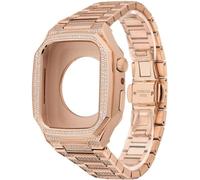 CHCWR Custodia per orologi in acciaio inossidabile Fanda d'oro