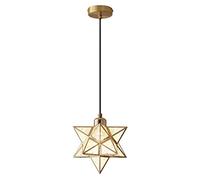 CHCWR E27 Luci a Sospensione Nordic Moravian Star Lampada a Sospensione con soffitto in PVC paralumi Appeso Moderno lampadario Minimalista Minimalista Ombra per l'ingresso della Scala corridoio