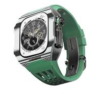 CHCWR Fantacca in fibra di carbonio in fibra di orologi in gomma , per SE/4/5/6/7/8/9 Serie 44/45mm Mod Mod Kit Accessori Sostituzione con strumento a banda