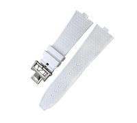 CHCWR Fasce di orologio in gomma fluoros di tipo convesso 24x7mm adatto per la fibbia per vite a vite silicone a rilascio rapido estero di Vacheron
