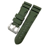 CHCWR Fascia d'oro in gomma 22mm 24mm 26 mm cinghia di orologio silicone per panerai un braccialetto impermeabile luminor pam