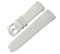 CHCWR Fascia d'oro in gomma per tudor Heritage Black Bay Bronzo Braccialetti sportivi impermeabili per pelagos 22mm da 24 mm cinghia di orologio (colore: blu verde, dimensione: fibbia nera 23 mm)
