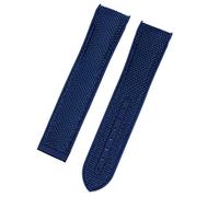 CHCWR Guarda Bracciale per Omega 300 Seamaster 600 Pianeta Oceano pieghevole piegatura con fibbia in silicone Nylon Accessori Watch Band (colore: arancione nero, dimensione: 22mm)