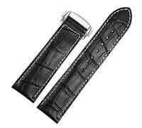 CHCWR Guida fascia di orologio in pelle per oris glassata con fibbia pieghevole catena di orologio da 20 mm da 22 mm