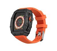 CHCWR Kit di banda di orologio modifica fai -da -te , per banda Ultra 8 49mm Sostituire la custodia in acciaio inossidabile in metallo in metallo Silicone Watch Strap Mod Kit