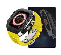 CHCWR Kit di modifica Custodia in fibra di carbonio , per Ultra 9 8 7 6 5 4 SE Metal Bezel Mod Kit , per set di fasce in gomma da 49 mm 45 mm 44 mm