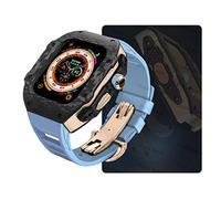 CHCWR Kit di modifica Custodia in fibra di carbonio , per Ultra 9 8 7 6 5 4 SE Metal Bezel Mod Kit , per set di fasce in gomma da 49 mm 45 mm 44 mm