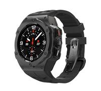 CHCWR Kit di modifica in lega per Galaxy Watch 7 Ultra 47mm Metal Case per Galaxy Watch 7 Ultra Fluororber Cinghia Mod Kit Mod Kitbande