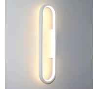 CHCWR Lampada a Parete a LED Striscia Lunga, Lampada da Letto Nordico da Letto, Design per Anello da 15,7 Pollici per Il Soggiorno per Soggiorno Scale da Pranzo Corrido