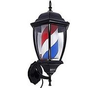 CHCWR Lampada da Parete per Esterni Barbiere a palo a palo a LED Parrucchiere per Capelli Segnale di Parrucchiere rotanti