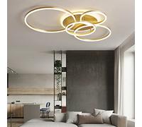 CHCWR Lampadier, Cerchio di Luce a soffitto a LED, Moderno lampadario a Montaggio a Filo Illuminazione, lampade in cesile della Camera da Letto dimmerabili - Design Compatibile con Il corridoio della
