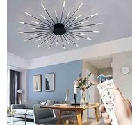 CHCWR Lampadier, Pieghe di Luce LED LED GIFFERI Dimmetti, 3000K-6000K Light Fireworks Light Fireworks Lampfilico a LED, Moderno Illuminazione a soffitto in Metallo Compatibile con Soggiorno BEDR