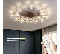 CHCWR Lampadier, Pieghe di Luce LED LED GIFFERI Dimmetti, 3000K-6000K Light Fireworks Light Fireworks Lampfilico a LED, Moderno Illuminazione a soffitto in Metallo Compatibile con Soggiorno BEDR