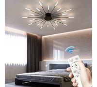 CHCWR Lampadier, Pieghe di Luce LED LED GIFFERI Dimmetti, 3000K-6000K Light Fireworks Light Fireworks Lampfilico a LED, Moderno Illuminazione a soffitto in Metallo Compatibile con Soggiorno BEDR