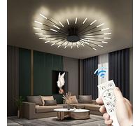CHCWR Lampadier, Pieghe di Luce LED LED GIFFERI Dimmetti, 3000K-6000K Light Fireworks Light Fireworks Lampfilico a LED, Moderno Illuminazione a soffitto in Metallo Compatibile con Soggiorno BEDR