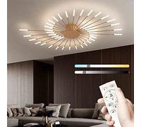 CHCWR Lampadier, Pieghe di Luce LED LED GIFFERI Dimmetti, 3000K-6000K Light Fireworks Light Fireworks Lampfilico a LED, Moderno Illuminazione a soffitto in Metallo Compatibile con Soggiorno BEDR