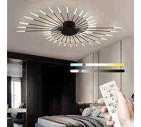 CHCWR Lampadier, Pieghe di Luce LED LED GIFFERI Dimmetti, 3000K-6000K Light Fireworks Light Fireworks Lampfilico a LED, Moderno Illuminazione a soffitto in Metallo Compatibile con Soggiorno BEDR