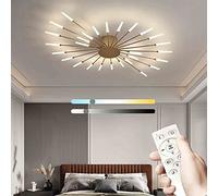 CHCWR Lampadier, Pieghe di Luce LED LED GIFFERI Dimmetti, 3000K-6000K Light Fireworks Light Fireworks Lampfilico a LED, Moderno Illuminazione a soffitto in Metallo Compatibile con Soggiorno BEDR