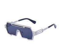 CHCWR O Occhiali da Sole a Vapore Uomini in Un Pezzo Unico Occhiali da Sole Punk per Donne Lussuoso Oversize Oversize Quadra di Occhiali Grandi tonalità