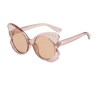 CHCWR Occhiali da sole da donna rotondi vintage freddi occhiali da sole per le donne sfumature di personalità femminile occhiali, 6, Taglia unica