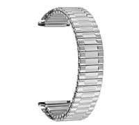 CHCWR Orologio inossidabile cinghia orologio da orologio da orologio orologi di sostituzione impermeabile della fascia pratica Lunghezza elastica nessuno orologio da polso con fibbia