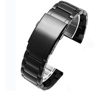 CHCWR per diesel dz4316 dz7395 dz7305 dz7330 4358 orologio 24mm 26mm 28mm 30mm cinghia in acciaio inossidabile in servizio per uomini (colore: a-nero, dimensione: chiusura nera)