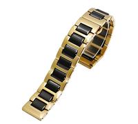 CHCWR Per donna uomo in acciaio in acciaio in acciaio in acciaio in acciaio in acciaio inossidabile Combinazione 12 14 15 16 18 20 22 mm Cingcio d'oro della moda Orologio da polso