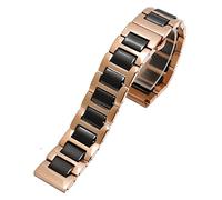 CHCWR Per donna uomo in acciaio in acciaio in acciaio in acciaio in acciaio in acciaio inossidabile Combinazione 12 14 15 16 18 20 22 mm Cingcio d'oro della moda Orologio da polso
