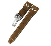 CHCWR Per IWC Big pilot orologio pistola top pistola sputfire le petit principe calfano cinghia 20mm 21mm 22mm vera ciglia in cuoio vera rivetta