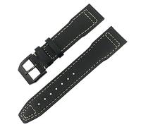 CHCWR Per IWC IW3777 IW3270 Mark 18 Braccialetti per cagnelli morbidi per orologi di Big Pilot.