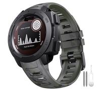 CHCWR Per la banda dell'istinto, cinghia di orologio sostitutivo in silicone morbido compatibile con istinto 2/ solare/tattica di guardia