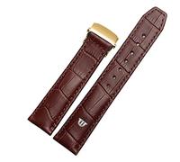 CHCWR Per Maurice Lacroix Bande di orologeria vera cinghia di orologio in pelle vera 20 mm 22 mm Filla pieghevole Leisure Business Bracciale in pelle di mucca (colore: 26 mm, dimensioni: 20 mm)