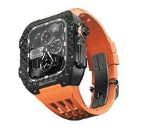 CHCWR Set di protezione del kit di protezione Mod Band Band Band band in fibra in fibra di carbonio ， per 9/8/7/6/5/4/SE SERIE 44/45mm Upgrade Watch Band Sostituzione Kit di orologi di lusso di lusso