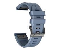 CHCWR Smart orologi cinghie di sostituzione in silicone per Fenix 7 7x 6 6x pro 5x 5plus 3hr 935 banda da polso 26 mm Bracciale QuickFit (colore: viola, dimensione: 22 mm Larghezza)