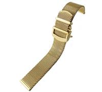 CHCWR Sostituzione della banda di guardia in acciaio inossidabile da 20 mm 22 mm per pilota mark18 cinghia di orologio/oro/20 mm