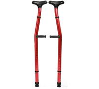 CHCWR Stick a Piedi Doppia stampelle ascellari con Supporto a Piedi Altezza di Supporto Braccio