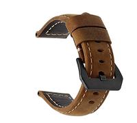 CHCWR Strappa da 22 mm per Forerunner 935 945 Smart Watch Bracciale in pelle di cuoio per Fenix 6 Pro 5 Plus Marq Instinct Bands
