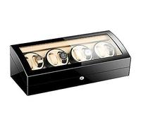 CHCWR Watch Box Orologi, Watch Winder Box for Men 8+9 Leather, Automatic Watch Watch Winder Display Box, Box Watch Watch Box Watch Box Box da Donna Custodia