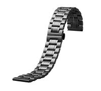 CHCWR Watch Strap Business Watch Band 14mm 18mm 20mm 22mm da 24 mm in acciaio inossidabile in metallo in metallo nero in oro rosa